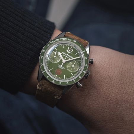 Montre Echo/Neutra 1956 Chrono Alpine Green