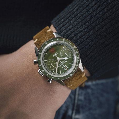 Montre Echo/Neutra 1956 Chrono Alpine Green