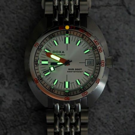 Montre Doxa SUB 200T Whitepearl Iconic