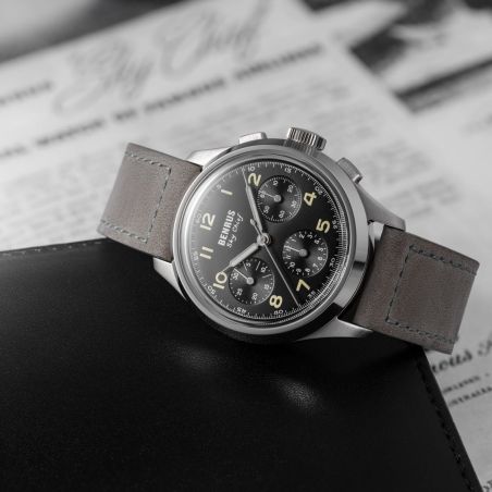 Montre Benrus Sky Chief Stratus Grey