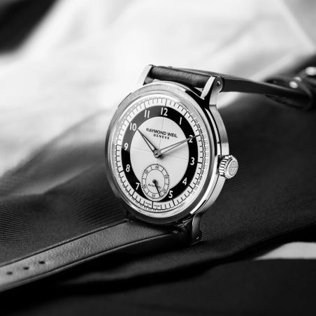 Montre Raymond Weil Millesime Small Seconds 39mm Tuxedo | 2930-STC-05642