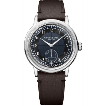Montre Raymond Weil Millesime Small Seconds 39mm Tuxedo | 2930-STC-05502