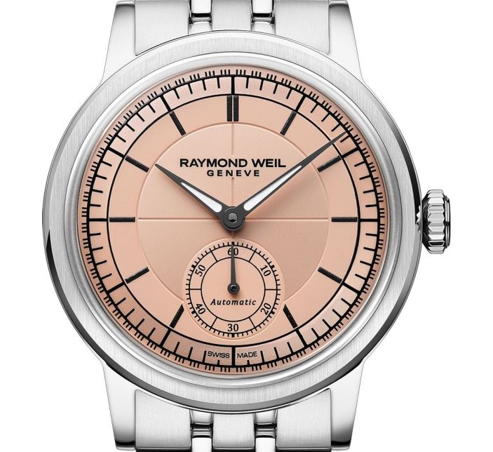 Montre Raymond Weil Millesime Small Seconds 35mm Salmon | 2130-ST-80001