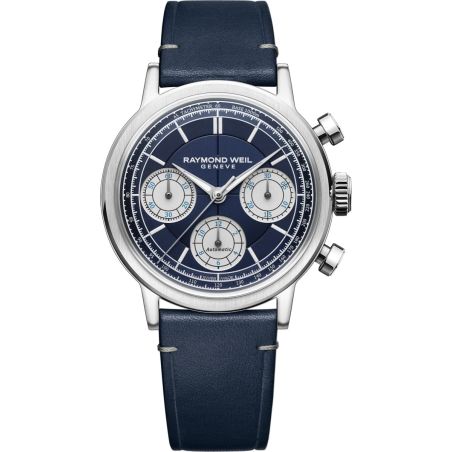 Montre Raymond Weil Millesime Chronograph 39mm Blue | 7765-STC-50651
