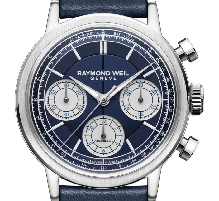 Montre Raymond Weil Millesime Chronograph 39mm Blue | 7765-STC-50651