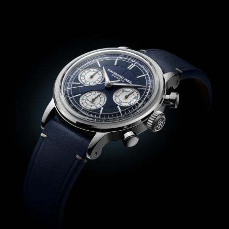 Montre Raymond Weil Millesime Chronograph 39mm Blue | 7765-STC-50651