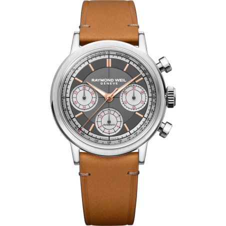 Montre Raymond Weil Millesime Chronograph 39mm Anthracite | 7765-STC-60651