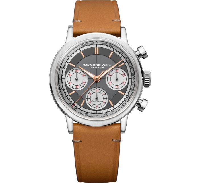 Montre Raymond Weil Millesime Chronograph 39mm Anthracite | 7765-STC-60651