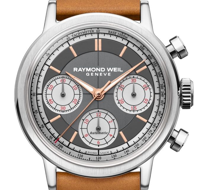 Montre Raymond Weil Millesime Chronograph 39mm Anthracite | 7765-STC-60651