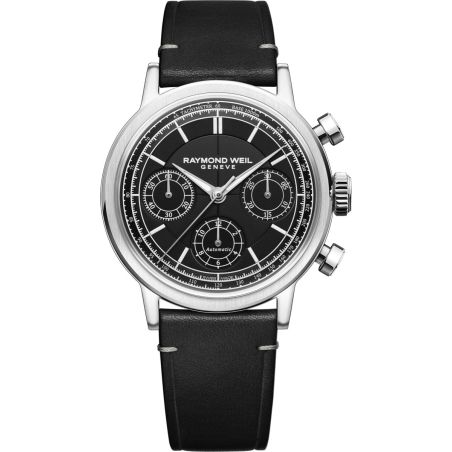 Montre Raymond Weil Millesime Chronograph 39mm Black | 7765-STC-20001