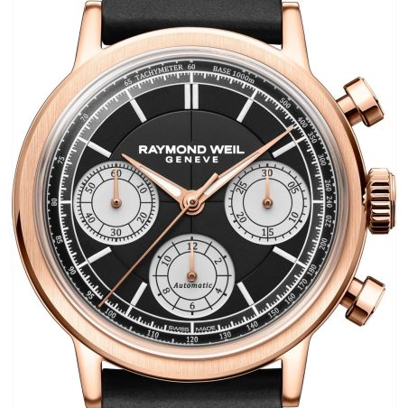 Montre Raymond Weil Millesime Chronograph 39mm Gold | 7765-PC5-20631