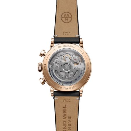 Montre Raymond Weil Millesime Chronograph 39mm Gold | 7765-PC5-20631