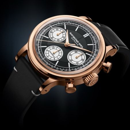 Montre Raymond Weil Millesime Chronograph 39mm Gold | 7765-PC5-20631