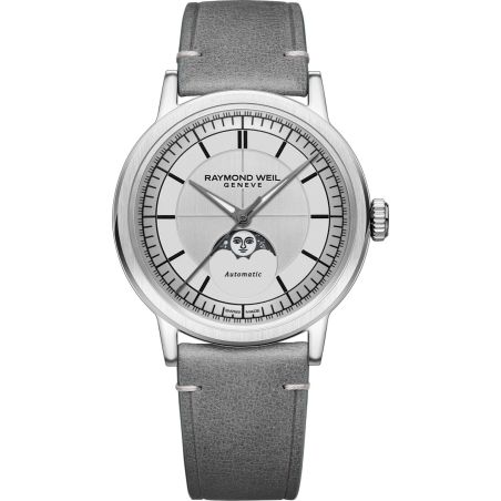 Montre Raymond Weil Millesime Moonphase 39mm Silver | 2945-STC-65001