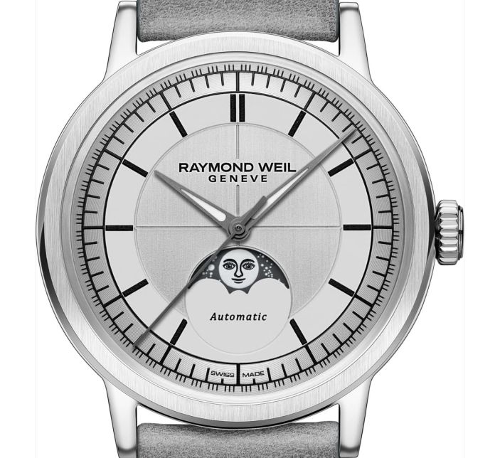 Montre Raymond Weil Millesime Moonphase 39mm Silver | 2945-STC-65001