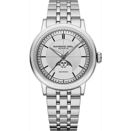 Montre Raymond Weil Millesime Moonphase 39mm Silver | 2945-ST-65001