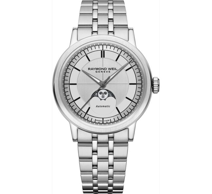 Montre Raymond Weil Millesime Moonphase 39mm Silver | 2945-ST-65001
