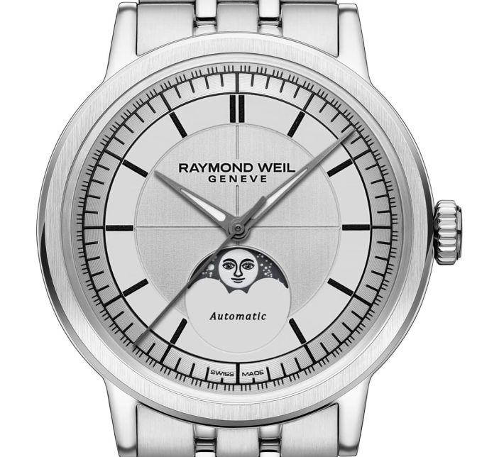 Montre Raymond Weil Millesime Moonphase 39mm Silver | 2945-ST-65001