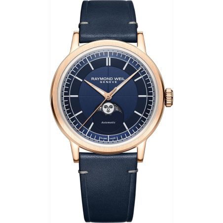 Montre Raymond Weil Millesime Moonphase 39mm Blue | 2945-PC5-50001