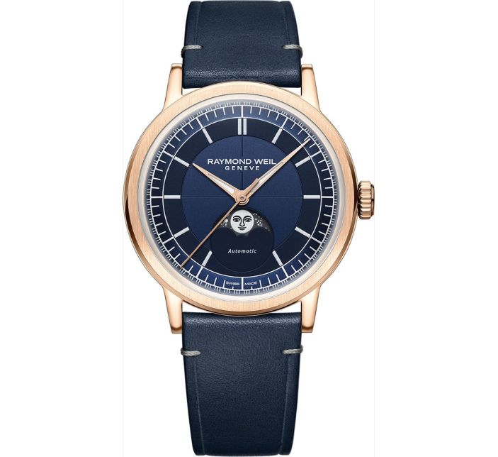 Montre Raymond Weil Millesime Moonphase 39mm Blue | 2945-PC5-50001