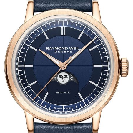 Montre Raymond Weil Millesime Moonphase 39mm Blue | 2945-PC5-50001