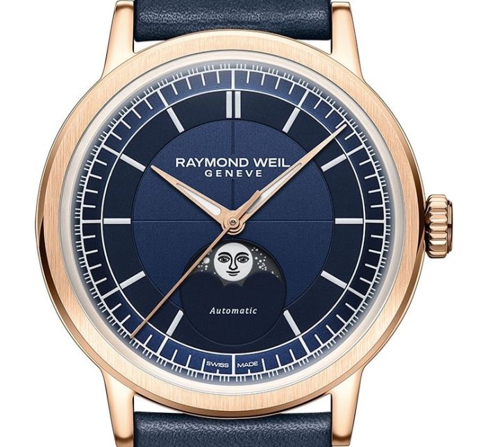 Montre Raymond Weil Millesime Moonphase 39mm Blue | 2945-PC5-50001