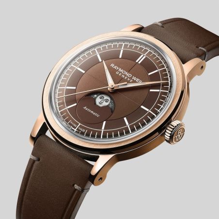 Montre Raymond Weil Millesime Moonphase 39mm Brown | 2945-PC5-70001
