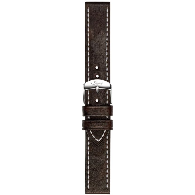 Bracelet Sinn cuir vachette brun foncé vintage