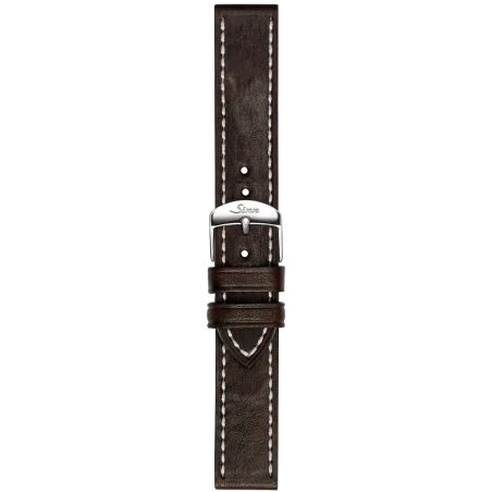 Bracelet Sinn cuir vachette brun foncé vintage