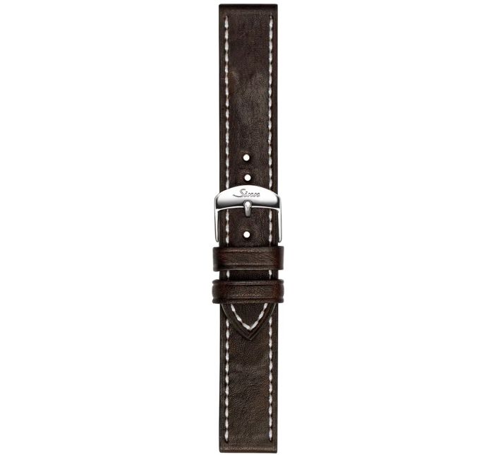 Bracelet Sinn cuir vachette brun foncé vintage