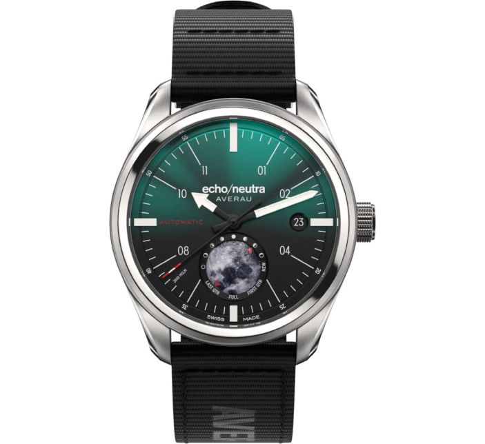 Montre Echo/Neutra Averau 39 Moon phase « Big Moon » Green Degradè