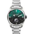 Montre Echo/Neutra Averau 39 Moon phase « Big Moon » Green Degradè