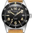 Montre Chronofixe Diver Leather | Mustard Yellow Suede