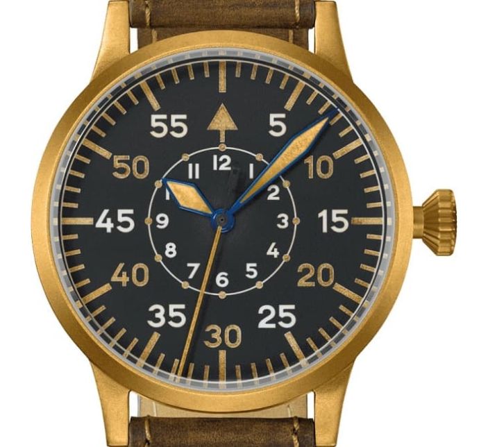 ** Montre Laco Pilot Watch Friedrichshafen Bronze 862086