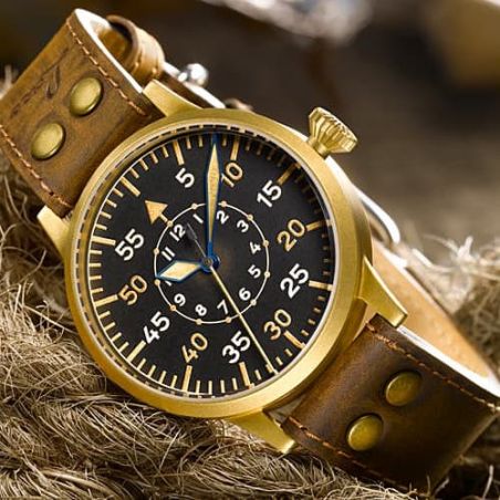 ** Montre Laco Pilot Watch Friedrichshafen Bronze 862086