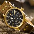 ** Montre Laco Pilot Watch Friedrichshafen Bronze 862086