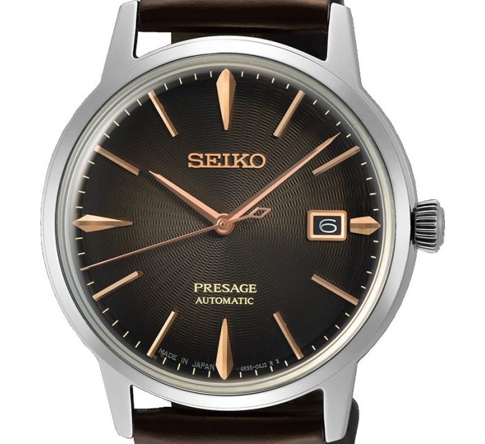 Montre Seiko Presage Cocktail Automatique « Irish Coffee » SRPJ17J1
