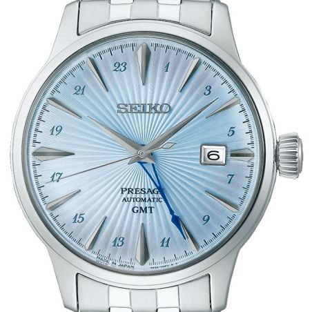 Montre Seiko Presage Cocktail GMT Automatique « Skydiving » | SSK037J1