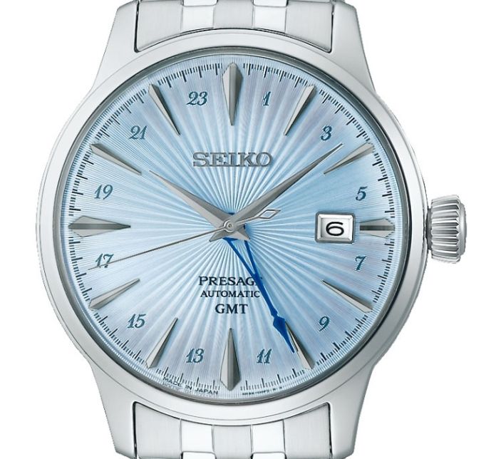 Montre Seiko Presage Cocktail GMT Automatique « Skydiving » | SSK037J1