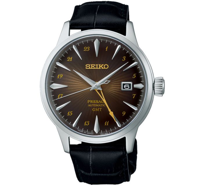 Montre Seiko Presage Cocktail GMT Automatique « Rusty Nail » | SSK039J1