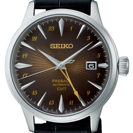 Montre Seiko Presage Cocktail GMT Automatique « Rusty Nail » | SSK039J1
