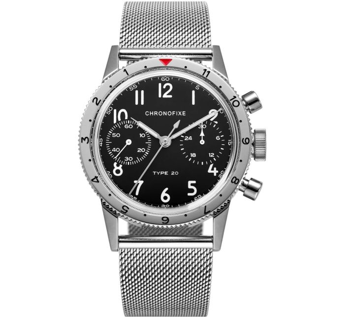 Montre Chronofixe Type 20 Stainless Steel | Mesh