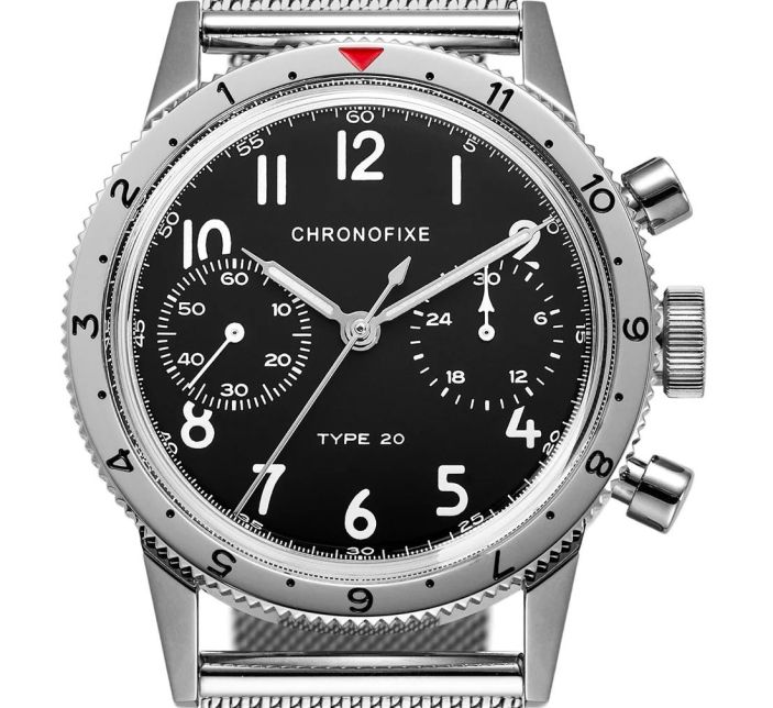 Montre Chronofixe Type 20 Stainless Steel | Mesh
