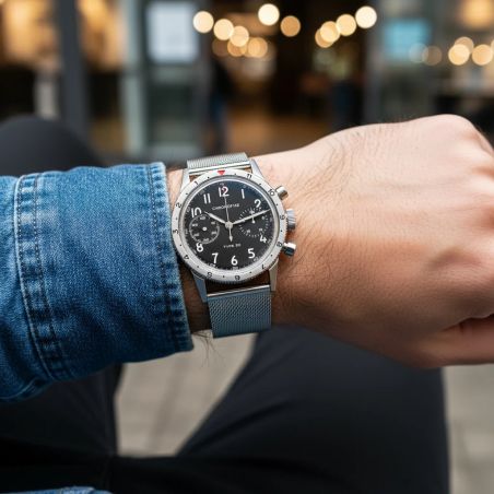 Montre Chronofixe Type 20 Stainless Steel | Mesh