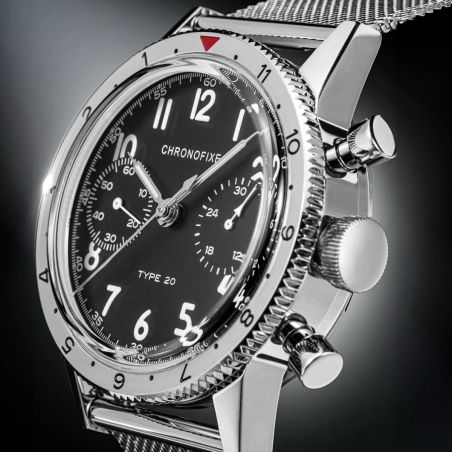 Montre Chronofixe Type 20 Leather | Cognac Brown