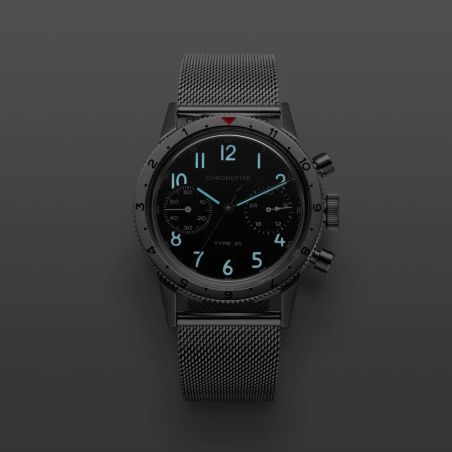 Montre Chronofixe Type 20 Leather | Cognac Brown