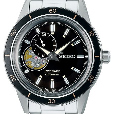 Montre Seiko Presage Style60's Coeur Ouvert | SSA425J1