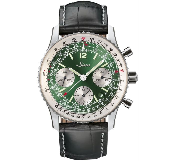 Montre Sinn Navigation Chronograph 903 St II G Leather Strap