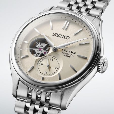 Montre Seiko Presage Classic Series Coeur Ouvert | SPB469J1