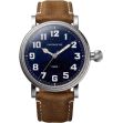 Montre Chronofixe 1930 Blue Aventurine | Light Brown Leather